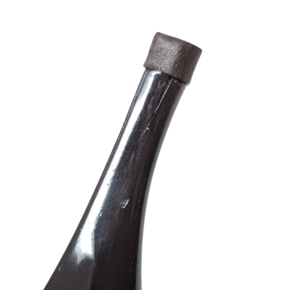 FLAWED READ Louis Vuitton Brown Mini Lin Signature Monogram Pumps 39.5 - Picture 12 of 16